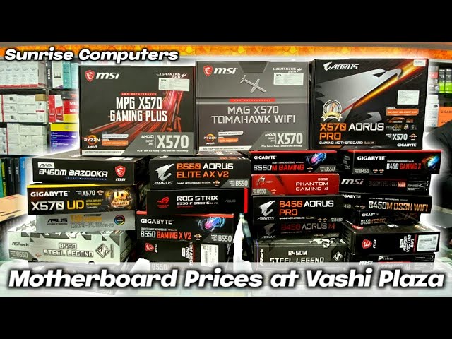 Latest Motherboard Prices at Vashi Plaza | Sunrise Computers