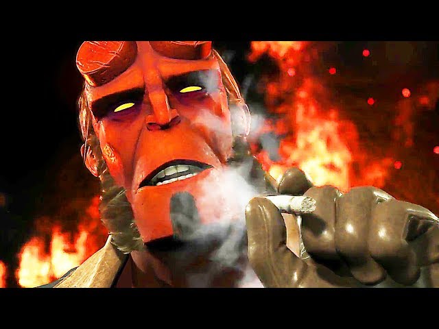 Injustice 2 - Raiden, Hellboy, Black Manta DLC Trailer