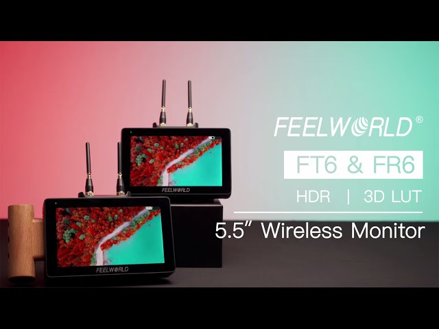 FEELWORLD New FT6 FR6 5.5" built in Wireless Video Transmission Untethered Directors Monitor