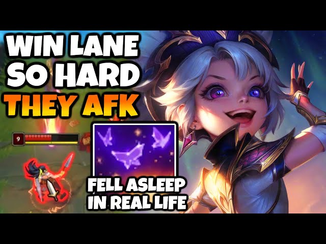 How to win so hard on Zoe they AFK in lane (Probably raging at their own team in chat)