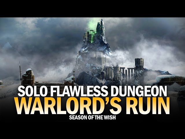 Solo Flawless Warlord's Ruin Dungeon [Destiny 2]