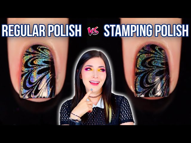 Comparing STAMPING NAIL POLISH to Regular Nail Polish! Which is Better?? || KELLI MARISSA