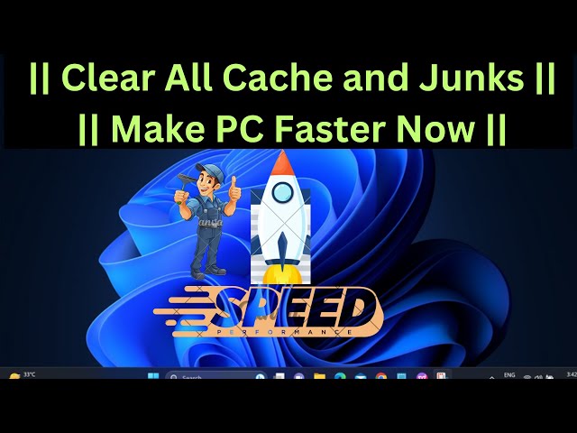 ✅How to Clear ALL CACHE & JUNK From Windows 11 & Windows 10