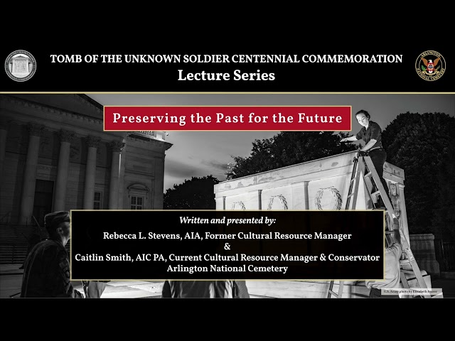 Preserving the Past for the Future - #Tomb100 Lecture Series