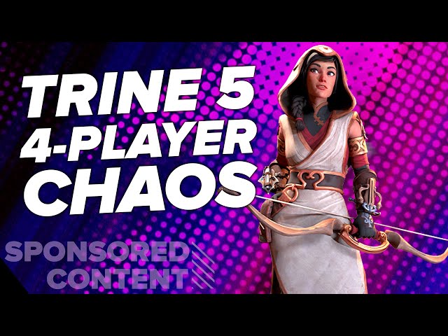 Trine 5: Co-op Chaos! Luke, Ellen, Mike & Andy Try to Play Nice | Sponsored Content