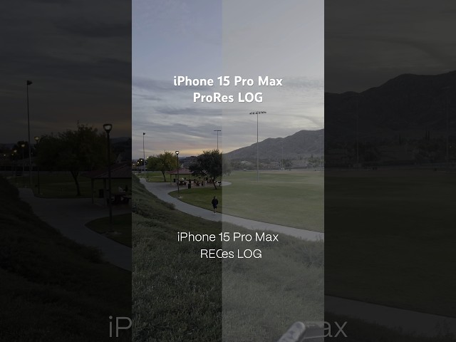 iPhone 15 Pro Max ProRes LOG test #iphonefilmmaking #apple #shorts #camera