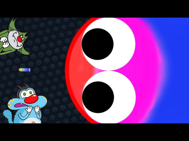 NOOB vs PRO vs HACKER | With Oggy And Jack | In Worms Zone.io Game | Rock Indian Gamer |