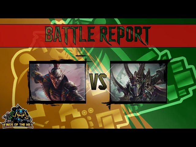 **NEW** Drukhari vs  Harlequins  Warhammer 40k Competitive Battlereport