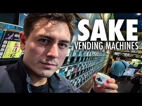 Japanese Sake Vending Machines Are Amazing