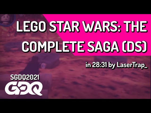 LEGO Star Wars: The Complete Saga (DS) by LaserTrap_ in 28:31 - Summer Games Done Quick 2021 Online