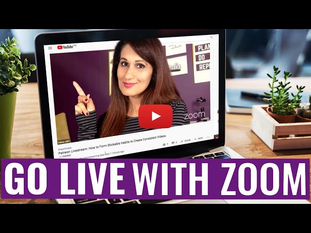 GO LIVE ON YOUTUBE WITH ZOOM - BEST VIDEO QUALITY, OLD LAPTOP | EASY SETUP