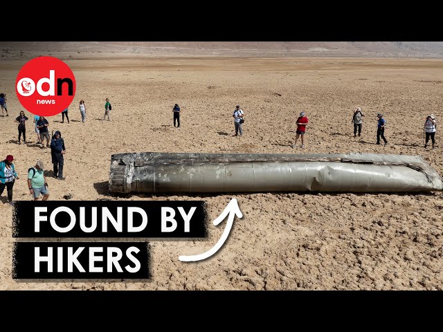 Surprising Moment Hikers Find Massive Missile in Israeli Desert