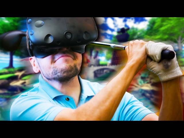 GO IN THE HOLE! | Cloudlands VR Minigolf (HTC Vive Virtual Reality) #1