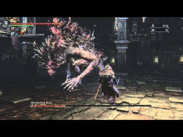 Bloodborne: Bloodletting Beast Boss Fight (1080p)