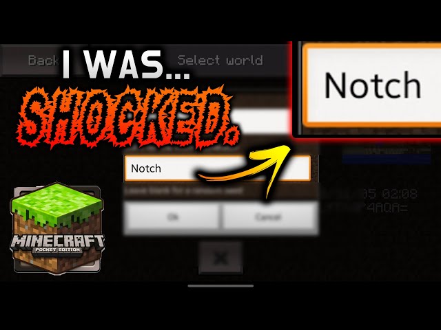 This is what happens if you use seed "Notch" in First MCPE Version. (0.1.1)