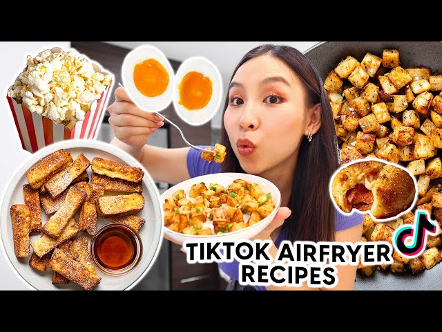 Testing More Viral TikTok Air Fryer Recipes 🍿 *quick & easy* | Part 9