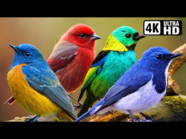 Nature Birds Sounds For Relaxing | Most Amazing Birds of the World | Stress Relief | No Music