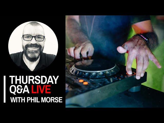 DJ microphones, subwoofers, volume control [Thursday DJing Q&A Live with Phil Morse]