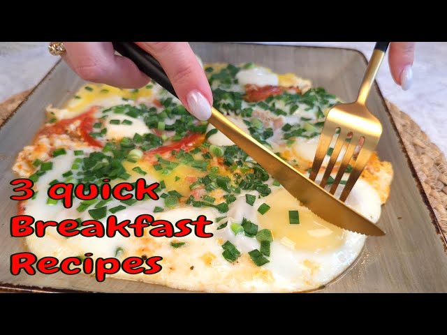 3 Best Egg Recipes in 10 Minutes. The Secret to a Quick and Perfect Breakfast.