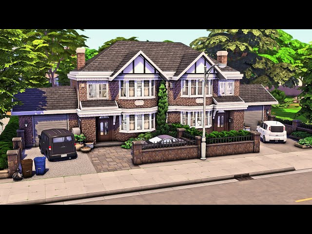 British Semi-Detached House | The Sims 4 Speed Build