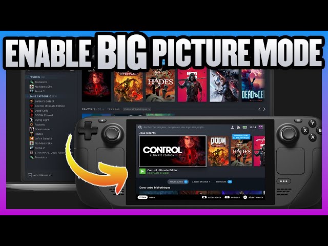 How To Enable Steam Big Picture Mode On Steam Deck, How To Switch Back To Old Steam In Desktop Mode