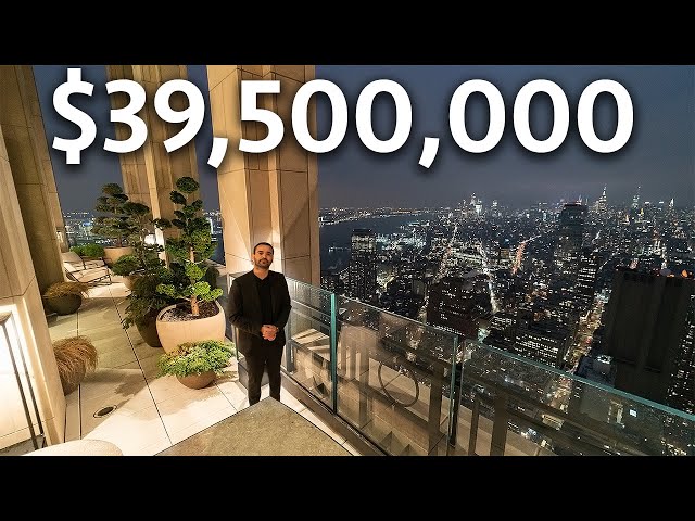 Inside a $39,500,000 New York City PENTHOUSE with Amazing City Views!
