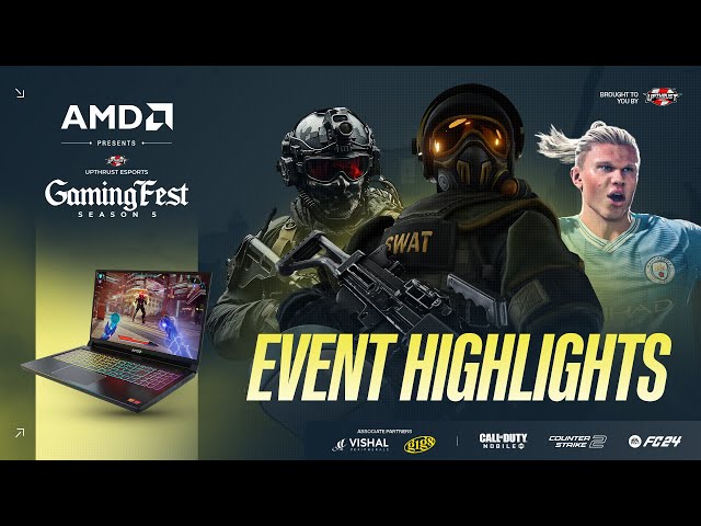 AMD Presents UE Gaming Fest Season-5 | Overall Highlights | Call of Duty: Mobile | Upthrust Esports
