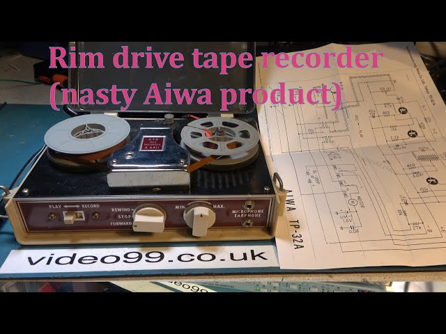 Rim Drive tape recorder: Nasty 1960s Aiwa product?