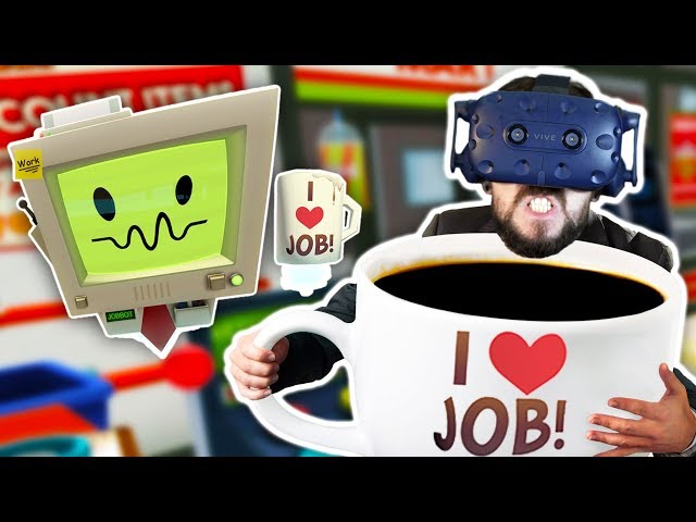 I'M A GIANT | Job Simulator w/mods (HTC Vive Virtual Reality)