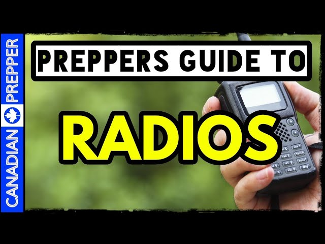 An EASY Guide to Radios for Preppers
