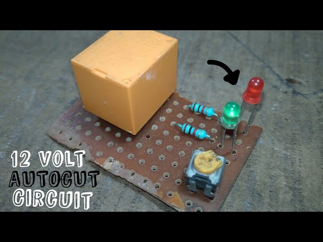 12V Autocut Battery Charger Circuit _