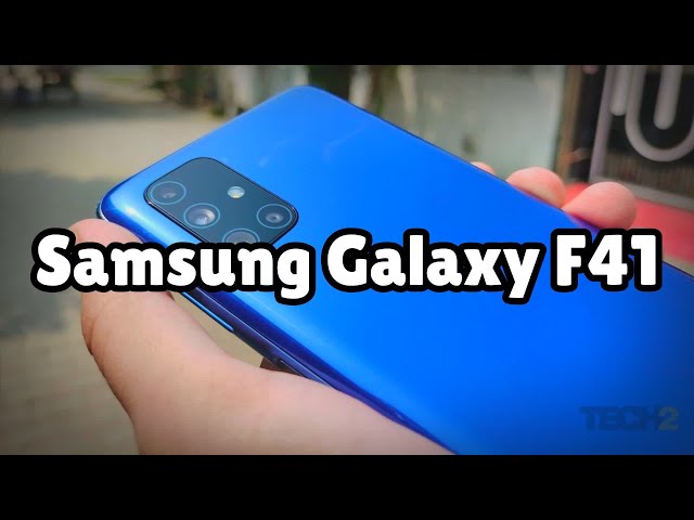 Photos of the Samsung Galaxy F41 | Not A Review!