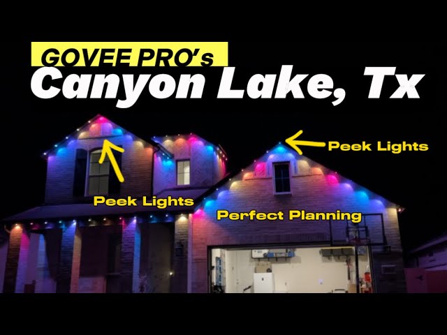 Govee Pros Install (Black Version) Canyon Lake, Tx @GOVEE #fyp #diy #howto #viralvideo