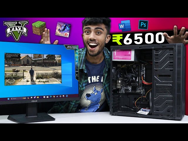 You are Not Going to Believe!🤯 ₹6500 PC Build Cheapest GTA5, Free Fire Gaming PC! ⚡️