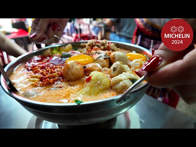 BEST 10 BANGKOK MICHELIN STREET FOOD 2024 / Thailand Michelin Guide