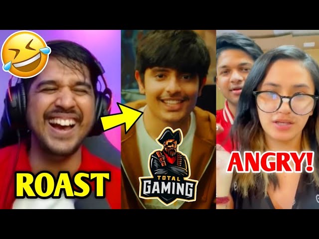 AJJUBHAI FACE REVEAL Roast By Desi Gamers! 🤣🔥 Lokesh Gamer GirlFriend ANGRY, Total Gaming
