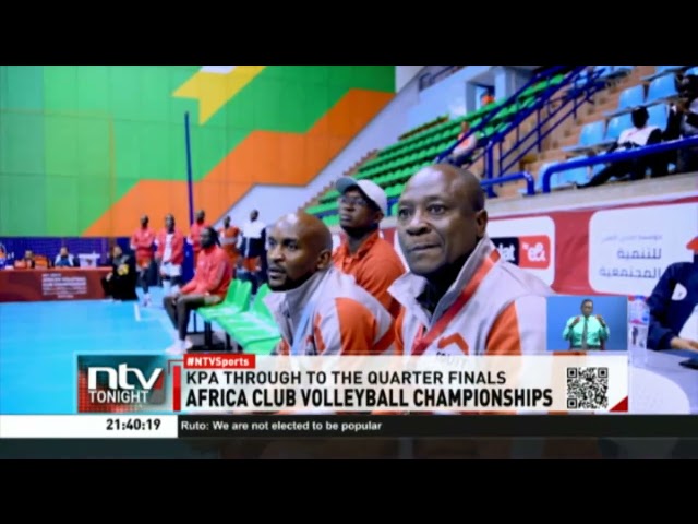 KPA volleyball team have qualified for the final round of the Africa Club Championship