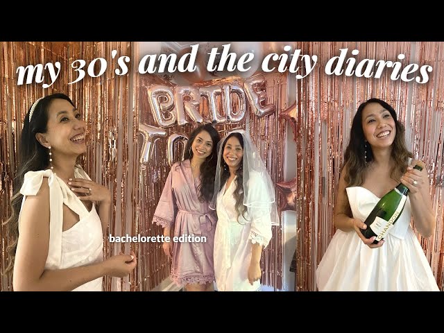 30'S AND THE [NY] CITY: new york/new jersey bachelorette celebration in our 30s (girls weekend vlog)