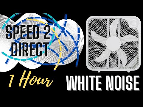 White Noise Up To 12 Hours (Box fan, Speed 2, direct)