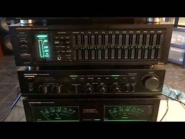 how to connect your equalizer--- onkyo EQ-540