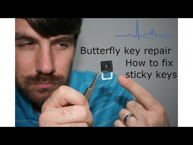 How to clean the Butterfly Keyboard mechanism