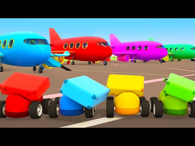 Helper cars cartoons full episodes. Car cartoons for kids. Learn colors & toy racing cars for kids.