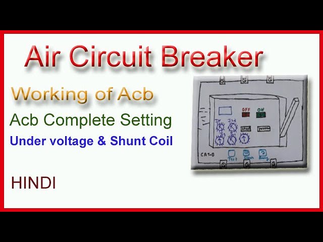 Air Circuit Breaker | Acb setting explained | ACB relay setting in hindi