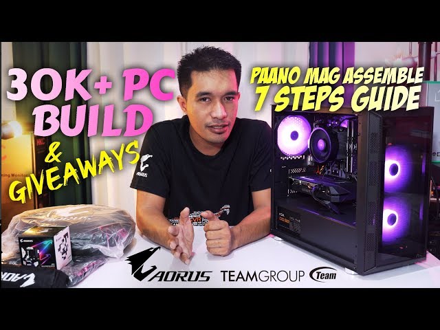 Php 30K+ Budget PC: PAANO mag BUILD Step by Step for Editing/Streaming/Gaming PC ft GTX 1650 Super