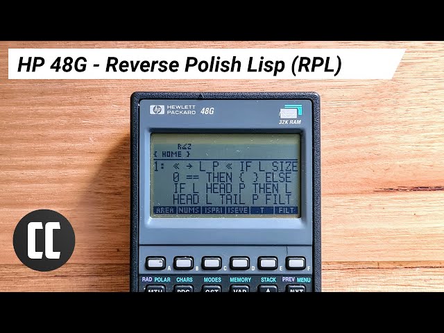 HP 48G - Reverse Polish Lisp (RPL) Programming