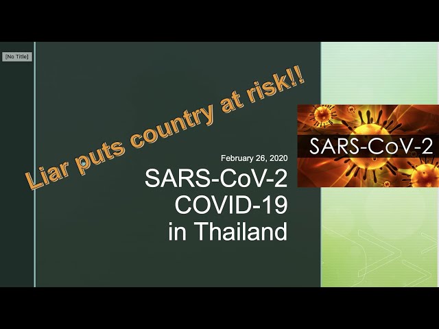 COVID-19 in Thailand: Lying Grandpa Exposes Many to Virus!