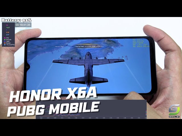 Honor X6a test game PUBG Mobile | Helio G36