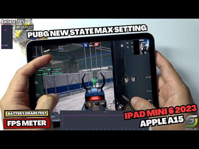 iPad Mini 6 2023 test game PUBG New State