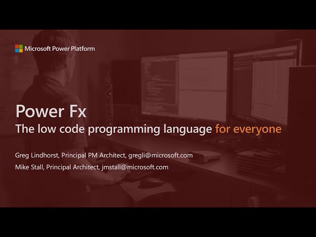 Power Fx: the Programming Language for Low Code and what it means for Developers | OD539