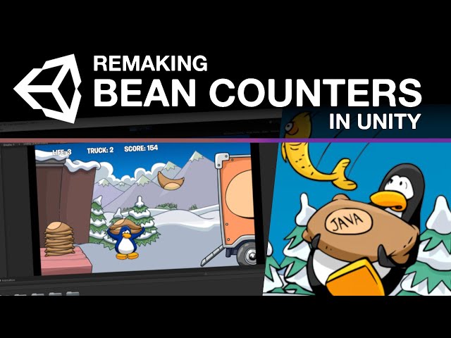 Remaking BEAN COUNTERS from Club Penguin in Unity!